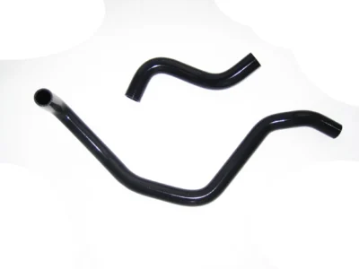 Honda Prelude Radiator hose set (2 hoses) in gloss black