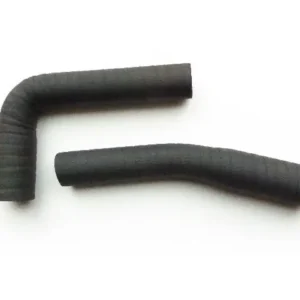Honda S800 Radiator hose set (2 hoses) in wrapped black